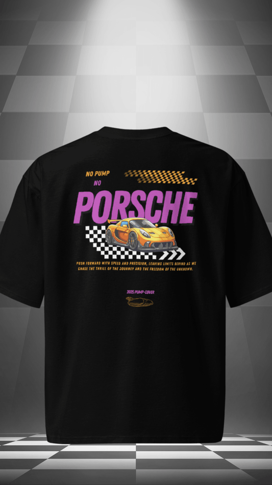 No Pump, No Porsche Oversized T-Shirt-Pistachio